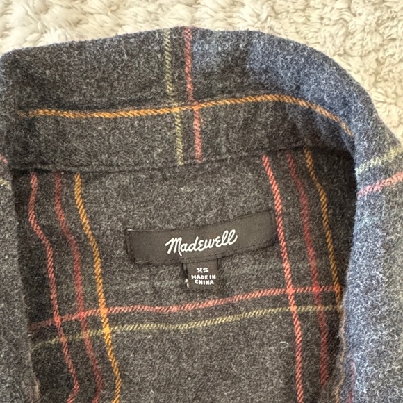 Madewell Brushed Twill Sunday Shirt in Kidwell Plaid XS - Picture 8 of 11